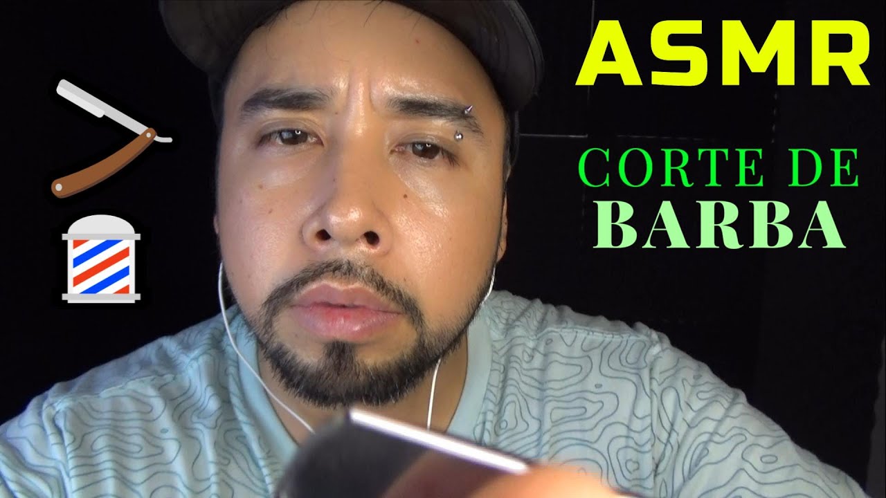 ASMR !!!!!tratamiento y corte completo de barba!!!!! CON MI VOZ NORMAL