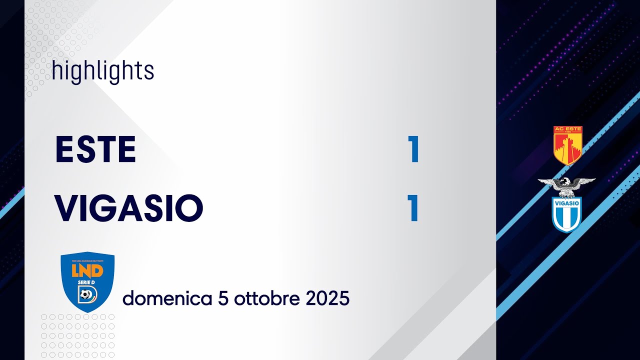 ESTE - VIGASIO 1-1