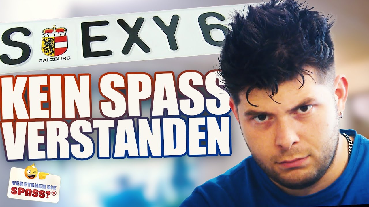 Dar&uuml;ber lachen Autofahrer: Die witzigsten Auto-Kennzeichen | Verstehen Sie Spa&szlig;?