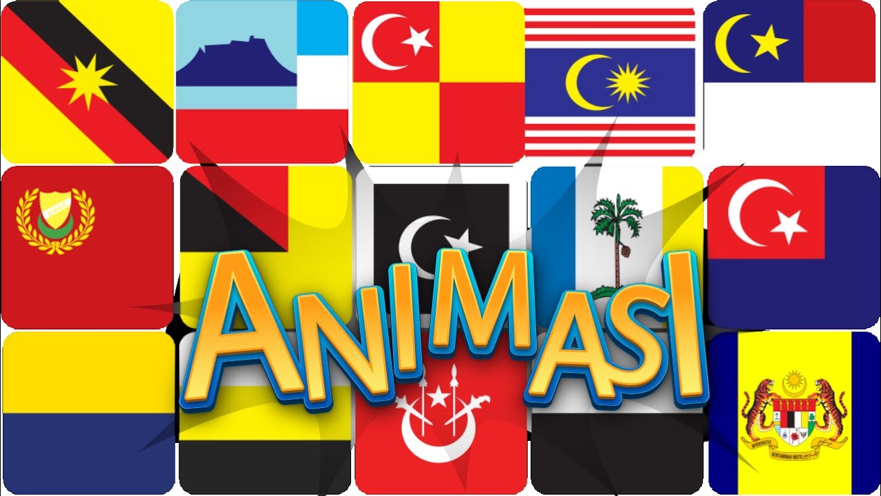 Bendera Negeri Malaysia (˶˃ ᵕ ˂˶)😍 #benderamalaysia