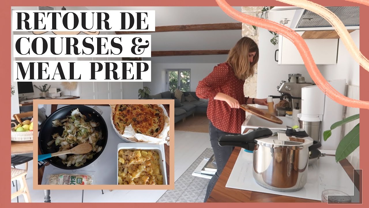 🛒 RETOUR DE COURSES MAGASIN BIO + meal prep de la semaine | tribulationsdanais
