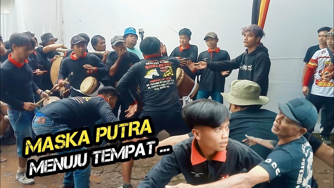 BARU BERANGKAT BANYAK YANG KESURUPAN SENI REAK MASKA PUTRA
