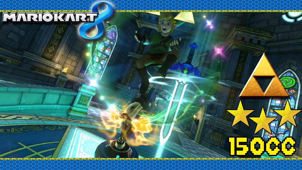 Mario Kart 8 DLC (Triforce Cup 150cc | 3 Star Rank | 60fps)