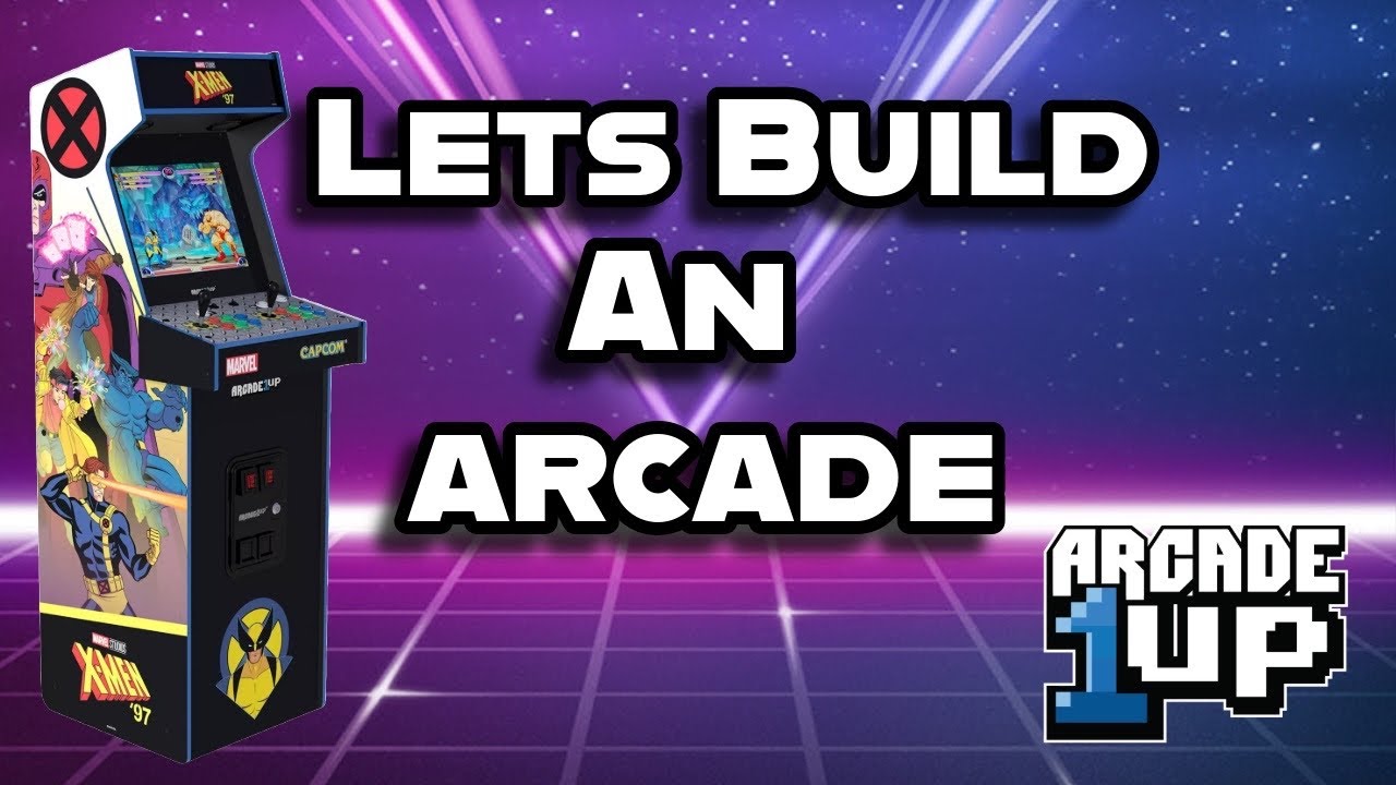 Unboxing & Building Arcade1Up Marvel vs Capcom X-Men 97 Deluxe Arcade Cabinet - Is It Hard to Build?