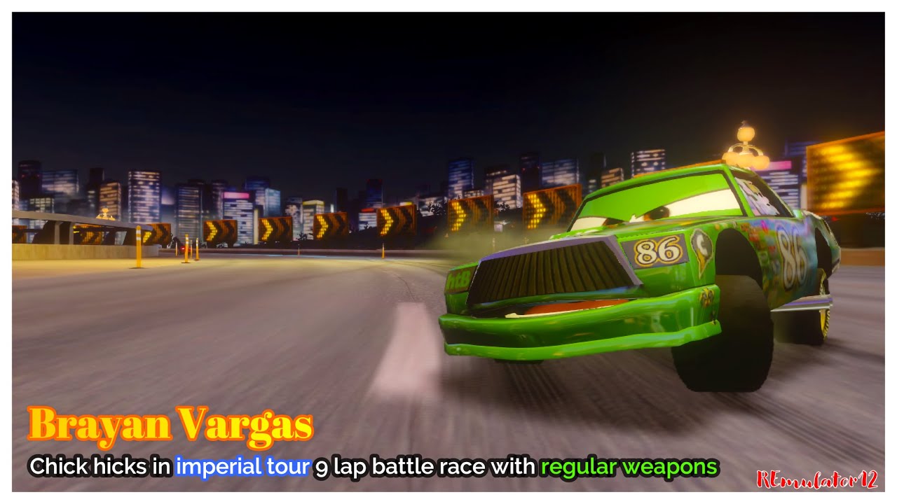 Cars 2 The Video Game | Chick Hicks - Battle Race | Imperial Tour 9 Laps