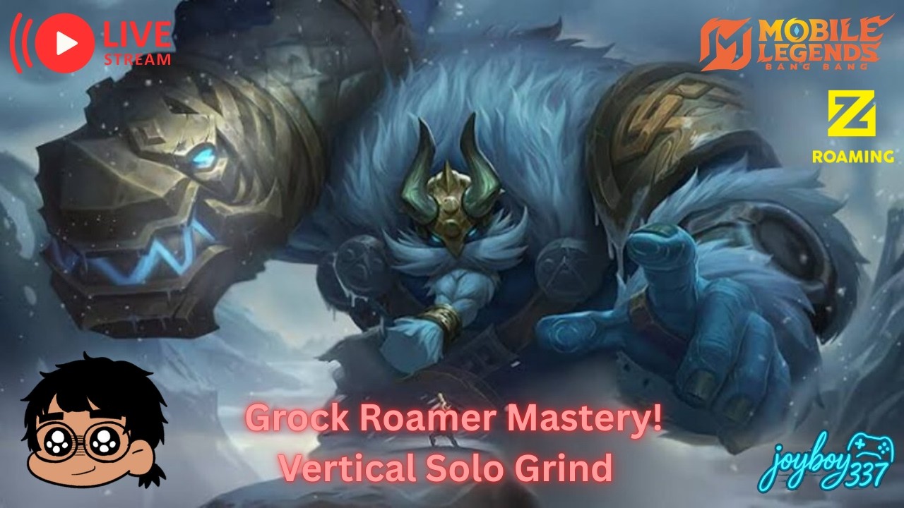 Grock Roamer Vertical Grind LIVE 🔥 (Shorts) → Join Main Horizontal Stream Now! MLBB