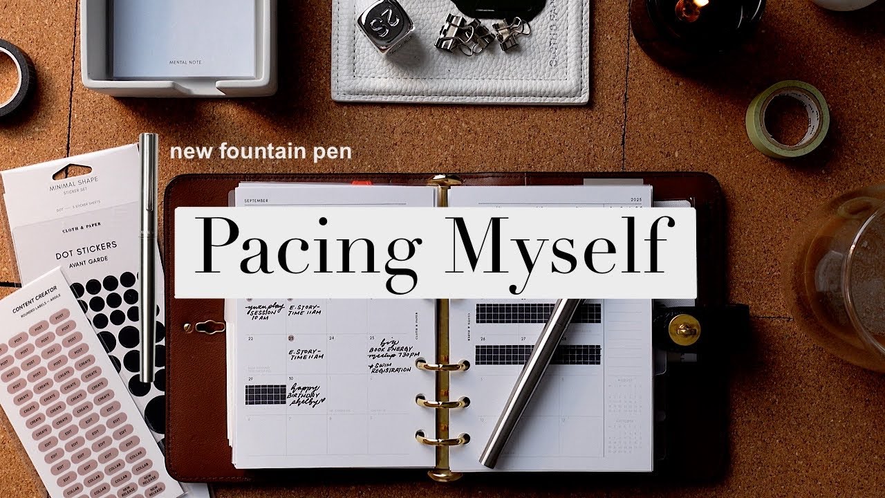 How I'm Avoiding Burnout in My A6 Mulberry Planner | September Plan with Me