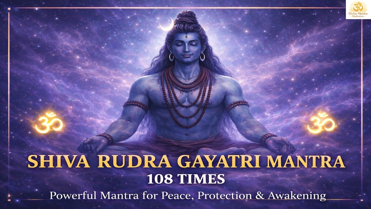 Shiva Rudra Gayatri Mantra 108 Times | Powerful Mantra for Peace, Protection & Awakening