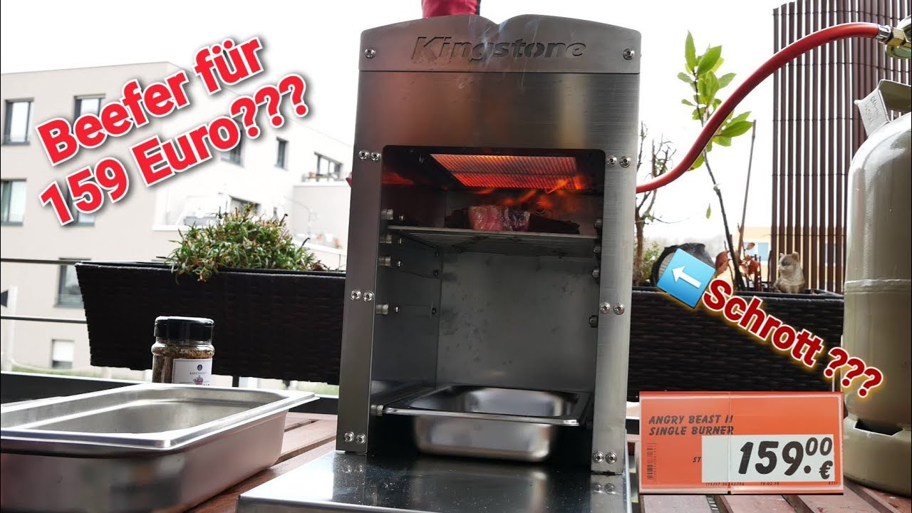 Kingstone Angry Beast 2 Oberhitzegrill für 159€ Test .