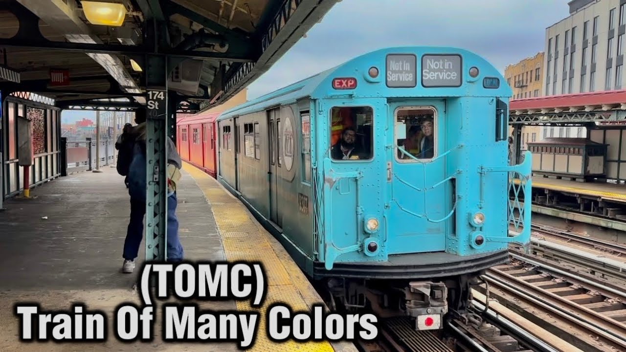NYC Subway: Train Of Many Colors and Low-Vs, come out for the Yankees Home Opener. (4/3/26)