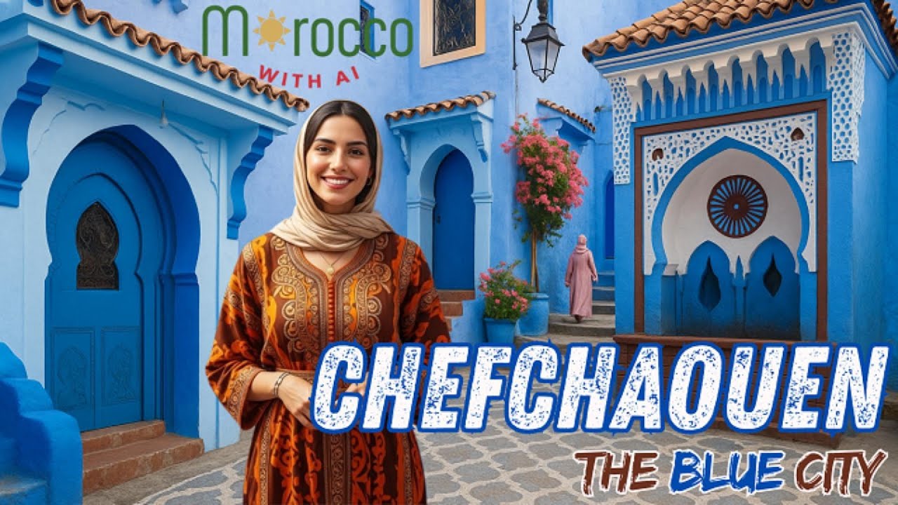 🇲🇦 Chefchaouen, Morocco (in Minuites)  | The Blue Pearl of the Rif Mountains