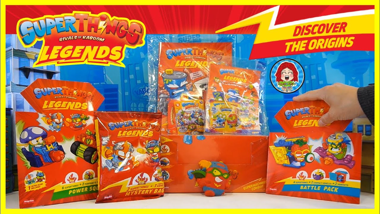 ⚡📗 SUPERTHINGS LEGENDS SÚPER UNBOXING... ULTRARARO KID KAZOOM KID FURY...💥💫🤩