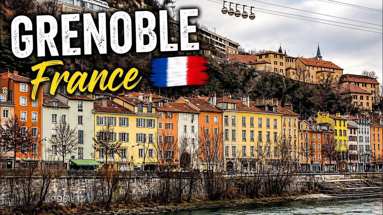 The Most Beautiful City in the French Alps? Grenoble 🇫🇷 France 🇫🇷 Walking Tour.