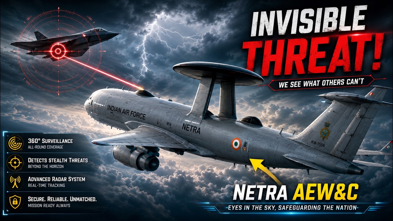 NETRA AEW&C Explained : India's New 'Game Changer' - The Enemy Can't Hide Anymore!