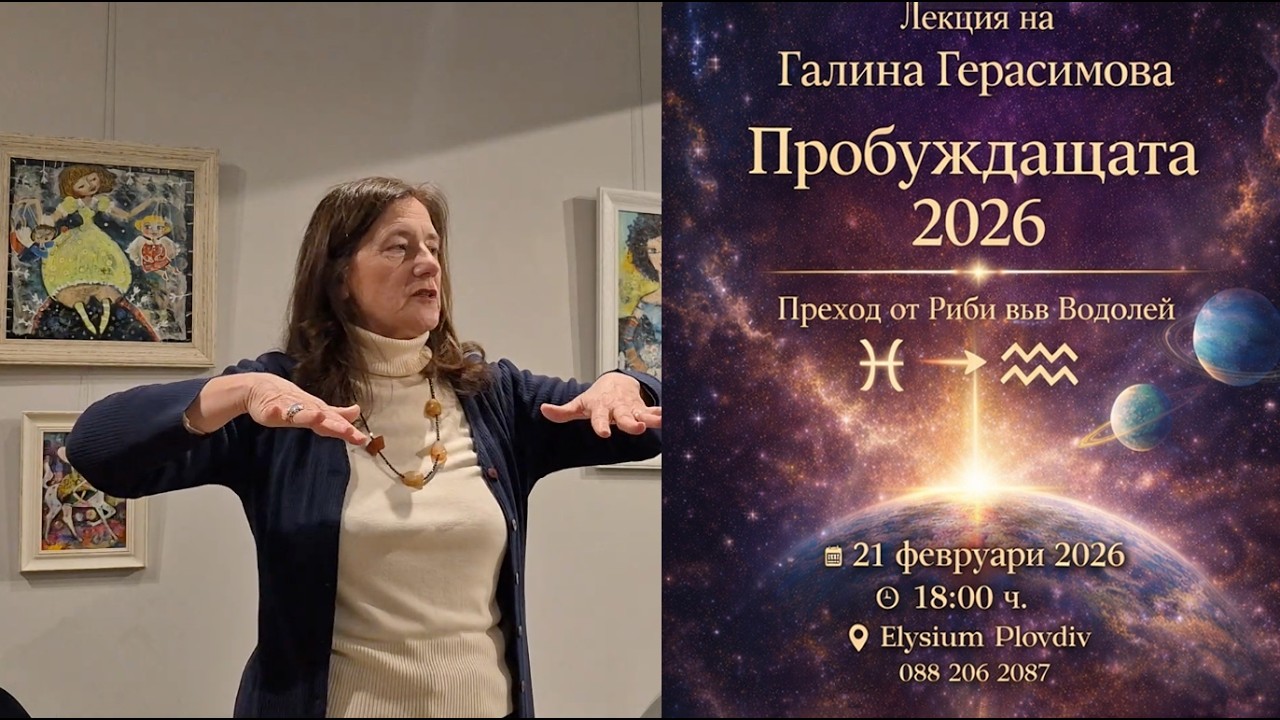ПРОБУЖДАЩАТА 2026 - лекция на Галина Герасимова