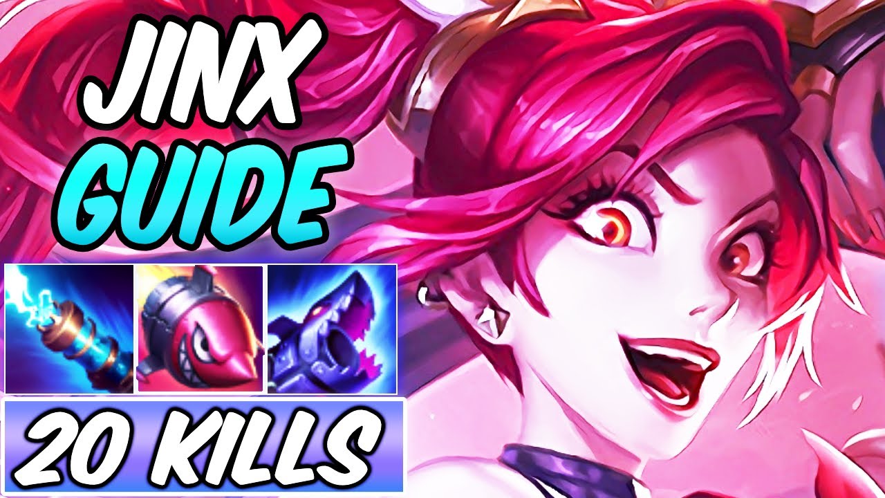 SEASON 11 HOW TO PLAY JINX ADC GUIDE 100% CRIT Build & Runes | Diamond Commentary -League of Legends