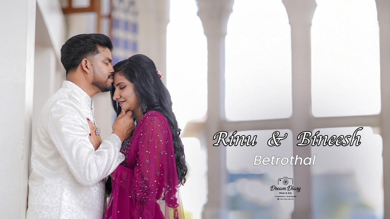Betrothal Highlights l BINEESH & RINU l Captured by - Dream Diary Weds & Ads l