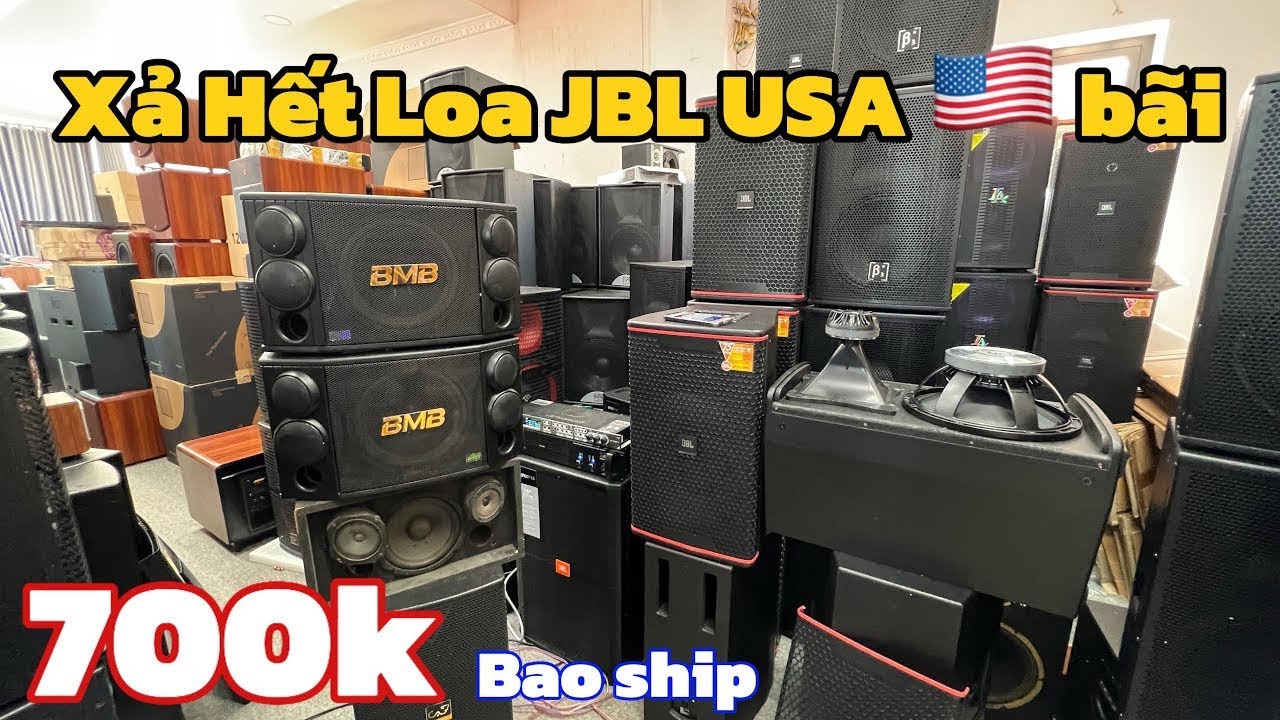 Xả Hết loa bãi JBL 8052 USA 🇺🇸 giá 700k bao ship, hàng zin nguyên đẹp keng | lh 0888389222