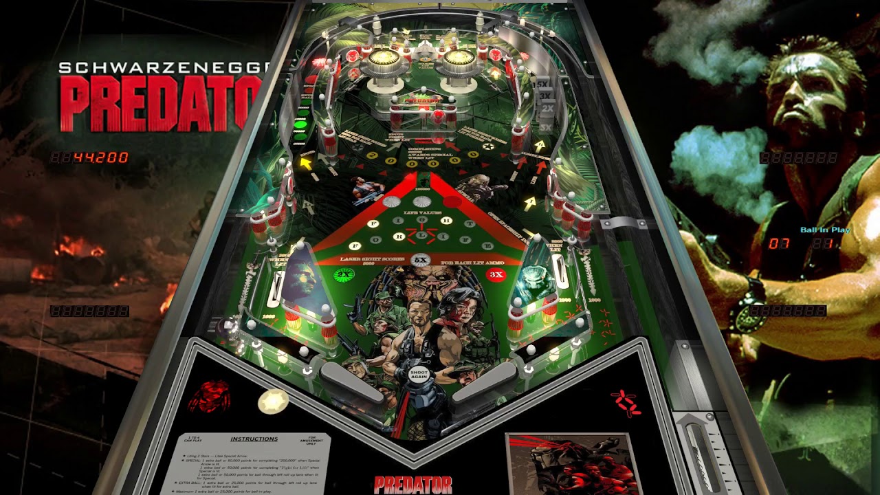 Predator Pinball (WIP) VPX