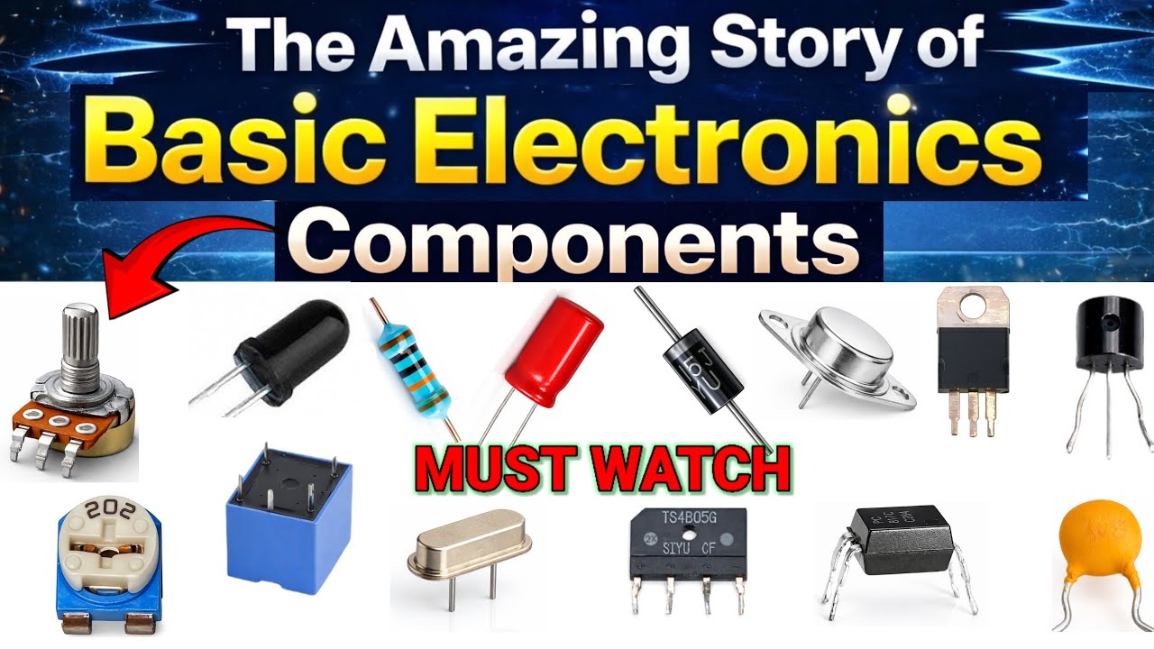​Electronic Components Explained with a Story | Must Watch! Visual Story for Beginners