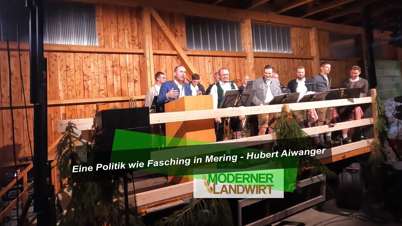 Eine Politik wie Fasching in Mering - Hubert Aiwanger
