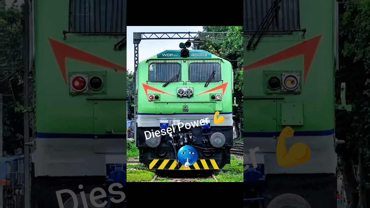 WDP4b the Diesel power 💪| #indianrailways |#trending | #viral | #shorts| #railway | #wdp4b |