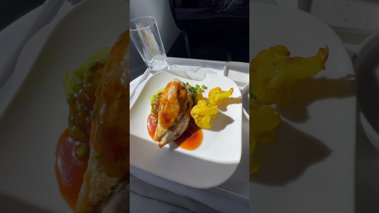 BA Business Class Food 2025 