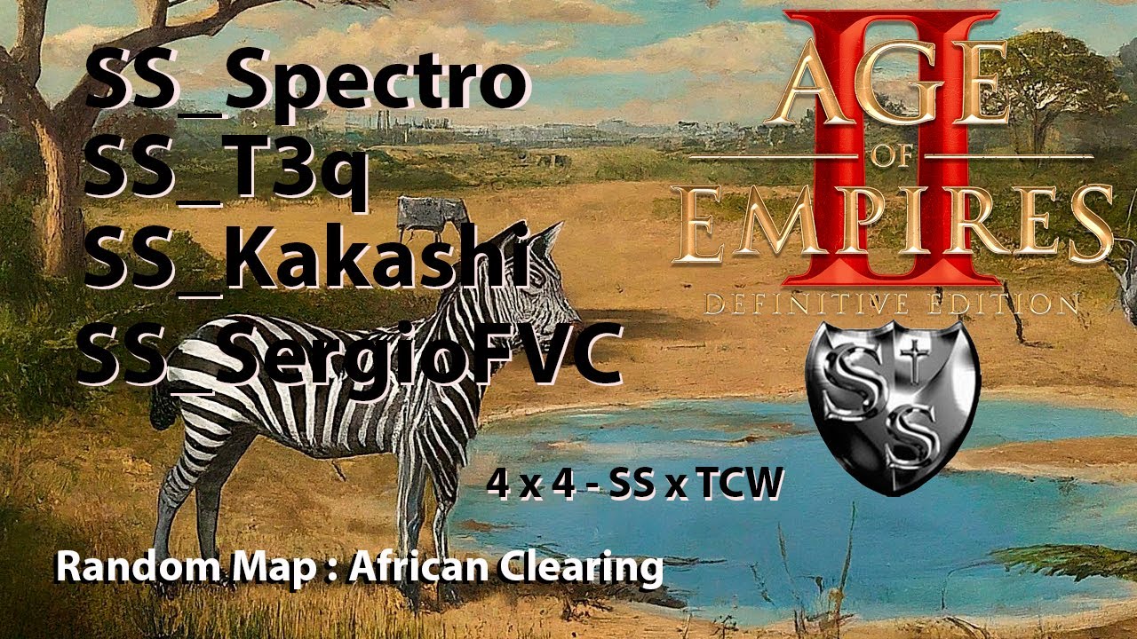 4 x 4  - African Clearing - SS x TCW - SS_Spectro SS_T3q SS_SergioFVC SS_Kakashi