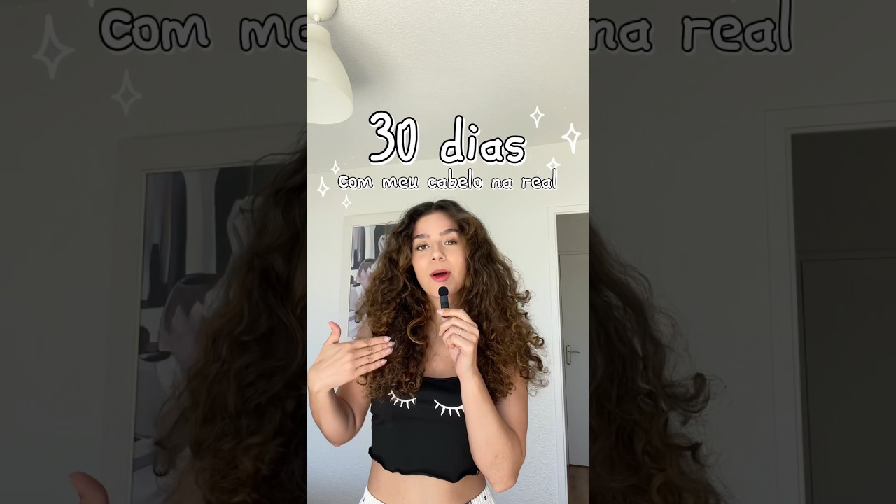 30 DIAS COM MEU CABELO NA REAL - dia 1✨ #cabelocacheado #cachos #rotinacapilar