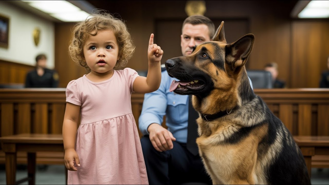 A 3-Year-Old Girl Raised Her Finger at the Police Dog — What She Said Next Shocked the Court