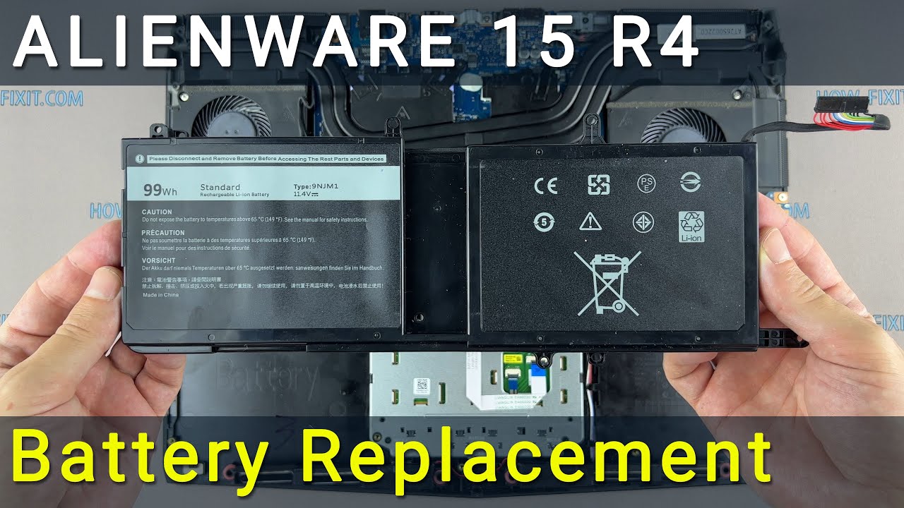 Замена аккумулятора Alienware 15 R4 | Пошаговое руководство своими руками