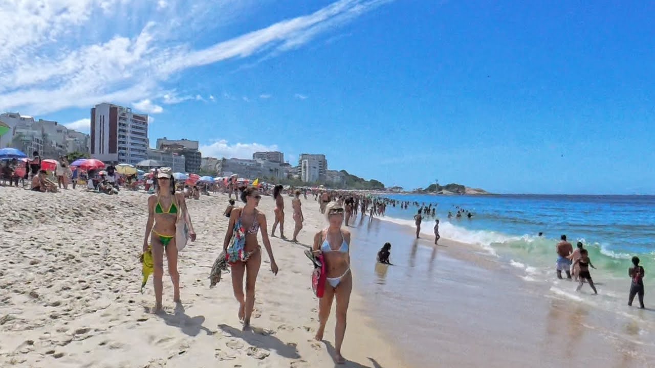 Praias Arpoador e Ipanema  - 4K - Carnaval 2025 na Ter&ccedil;a Feira - Rio de Janeiro - Brasil 🎭🎶
