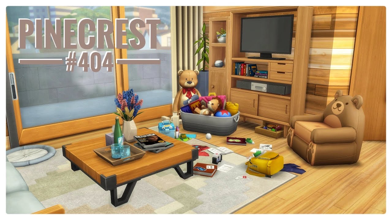 Single Dad Apartment, Pinecrest #404 / Sims 4 Eco Lifestyle - STOP MOTION