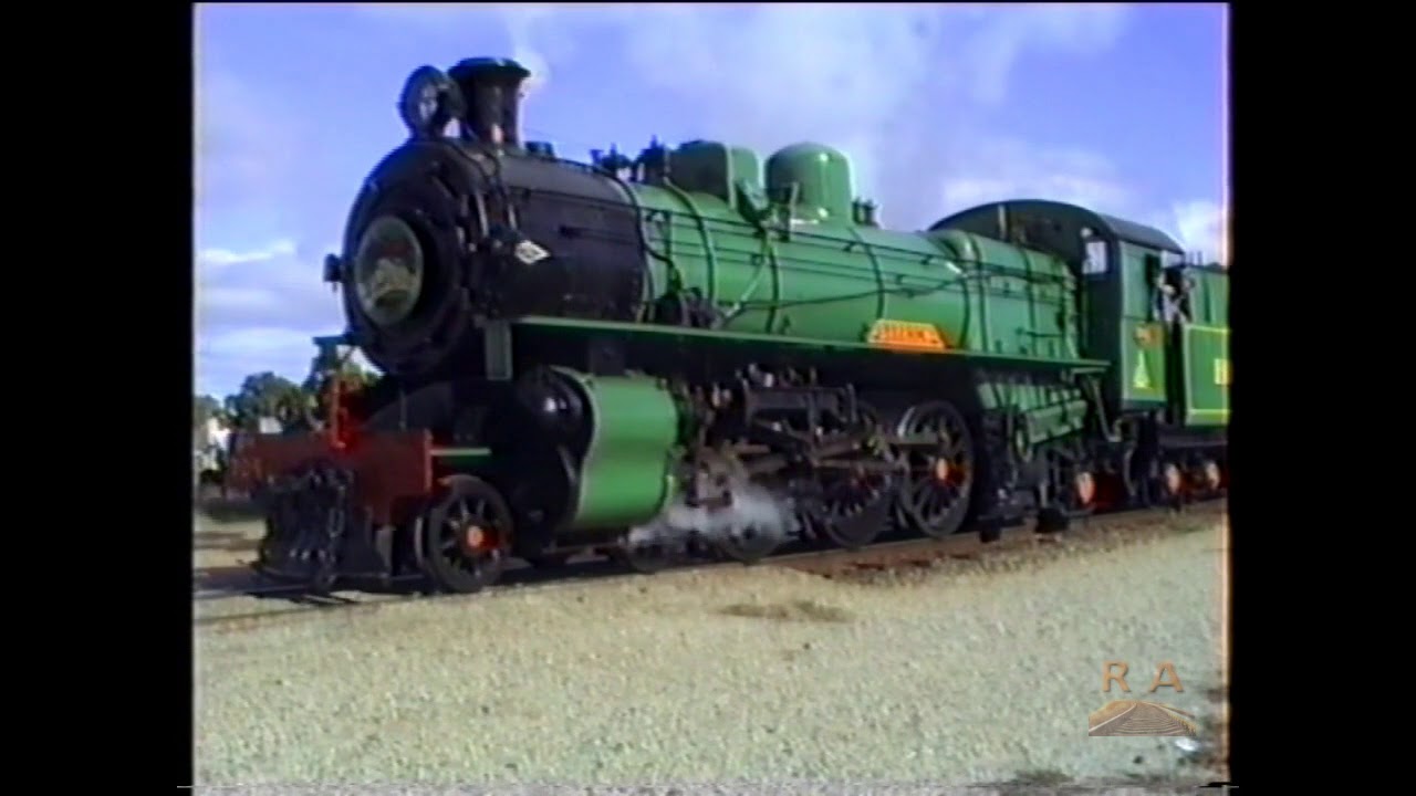 Hotham Valley Ex WAGR Pm706 and W908 Gingin Special Tour May 20 1990 at Midland