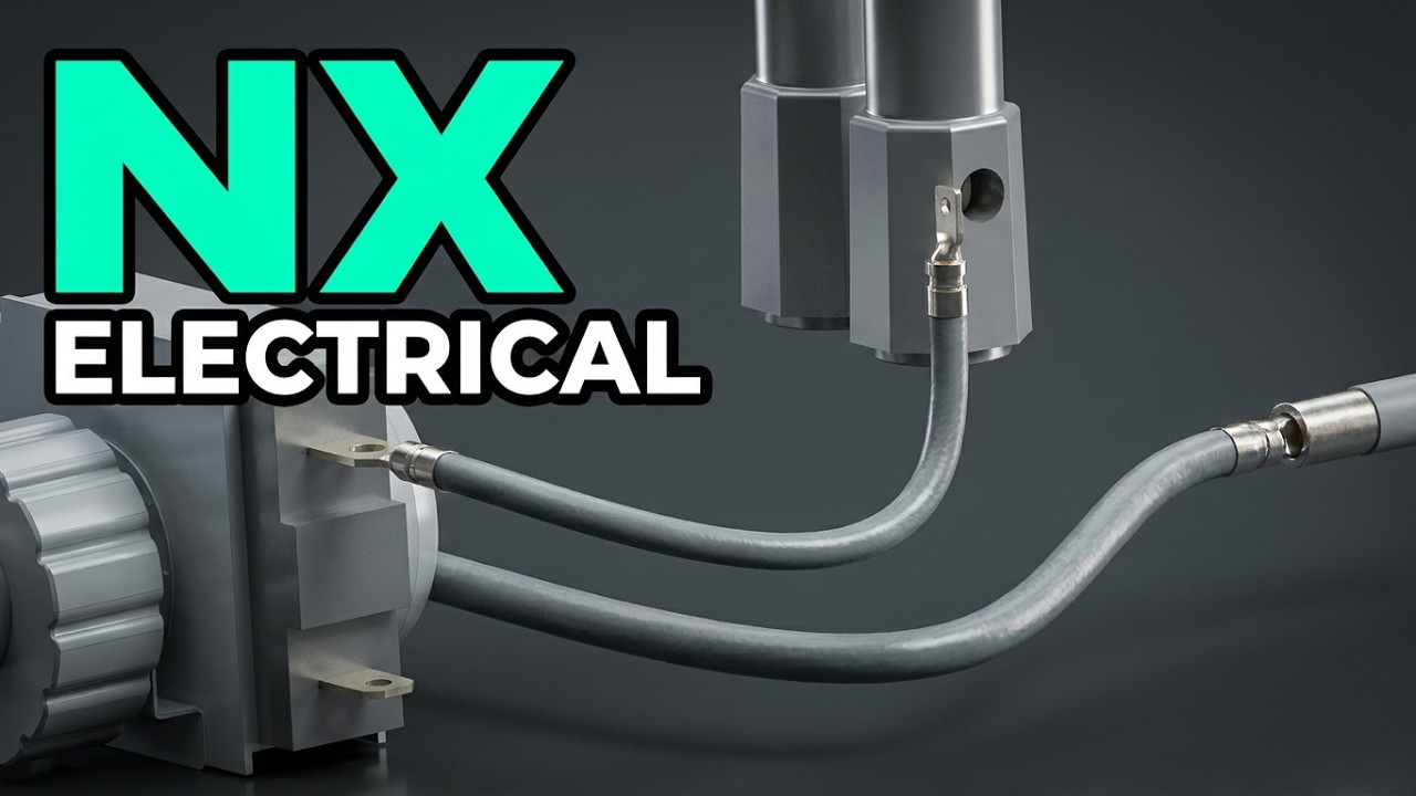Siemens NX- Electrical Routing Tutorial #mechanical #engineering #siemensnx