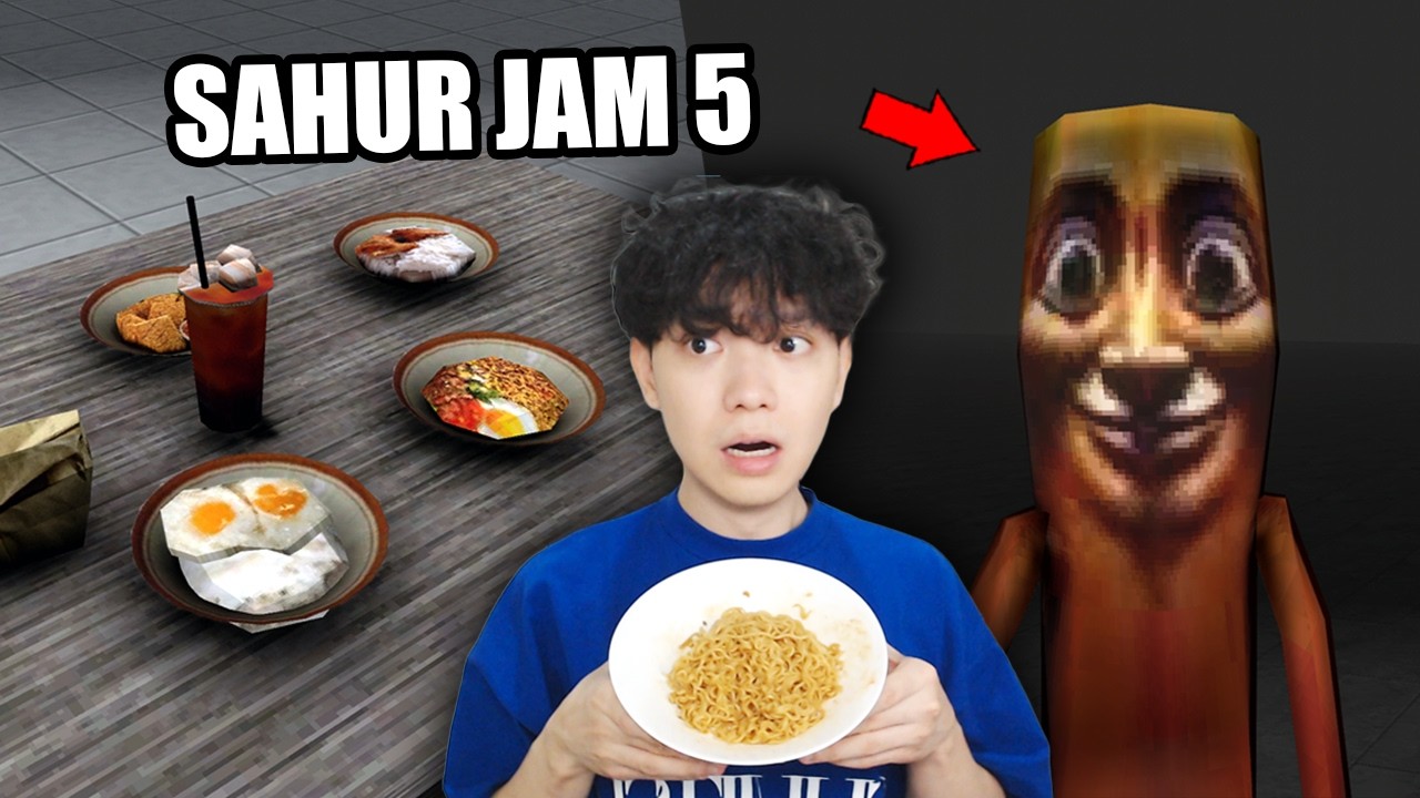 Gua NEKAT SAHUR JAM 5 dan ADA ANOMALI ANEH MUNCUL.. - Tungtung's Nightmare