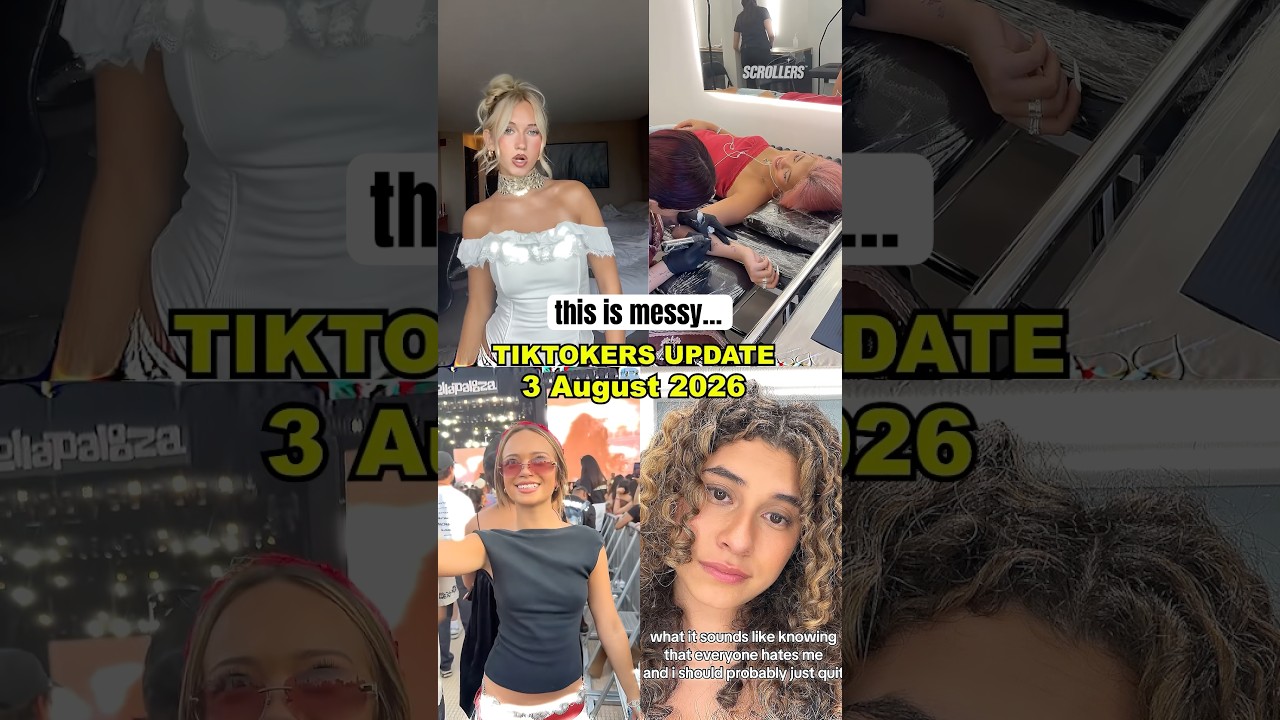 Свежие новости TikTok от 3 августа 2026 года &mdash; Пресли Фейт, Дженни Хойос и Lollapalooza 👀 #shorts