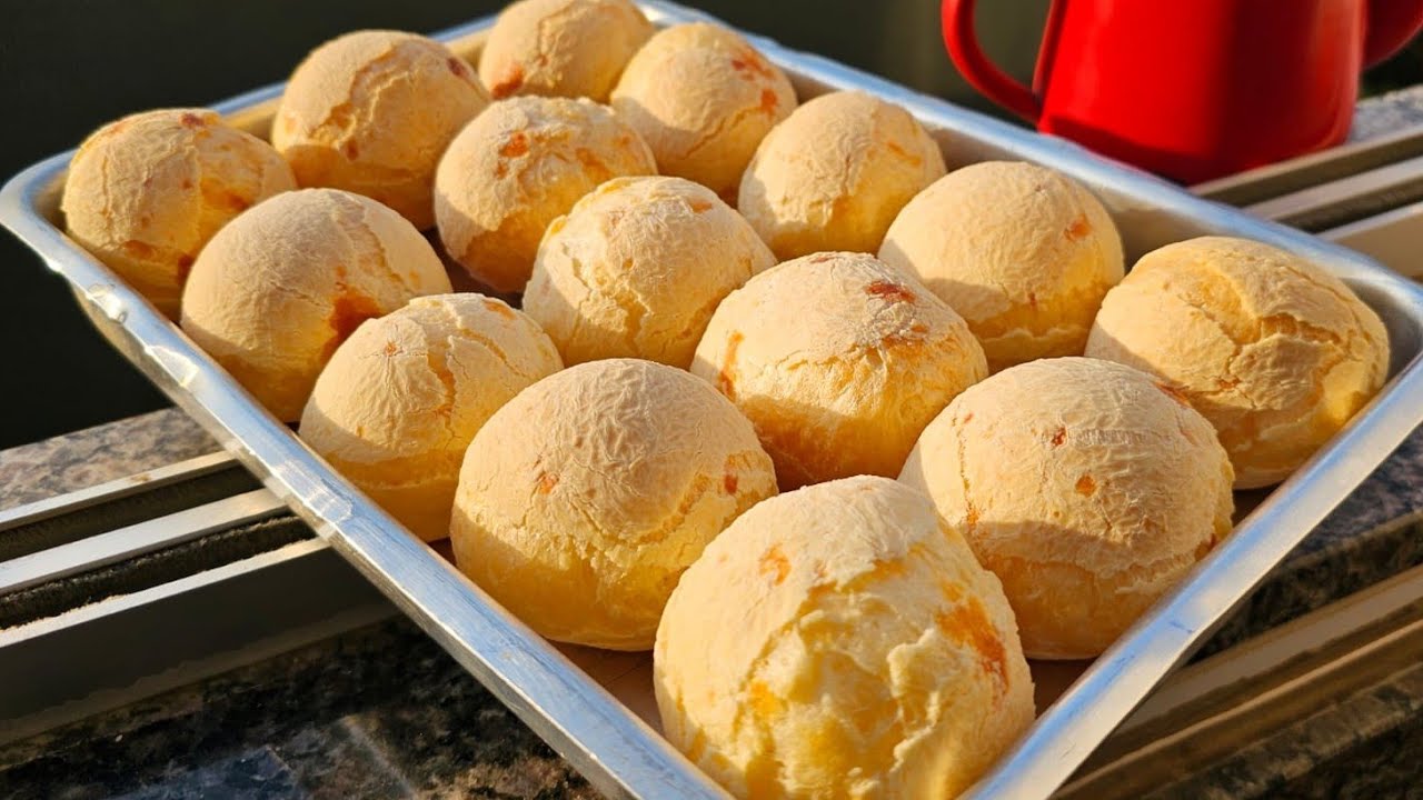 P&Atilde;O DE QUEIJO COM POLVILHO DOCE- N&Atilde;O MURCHA F&Aacute;CIL e R&Aacute;PIDO 