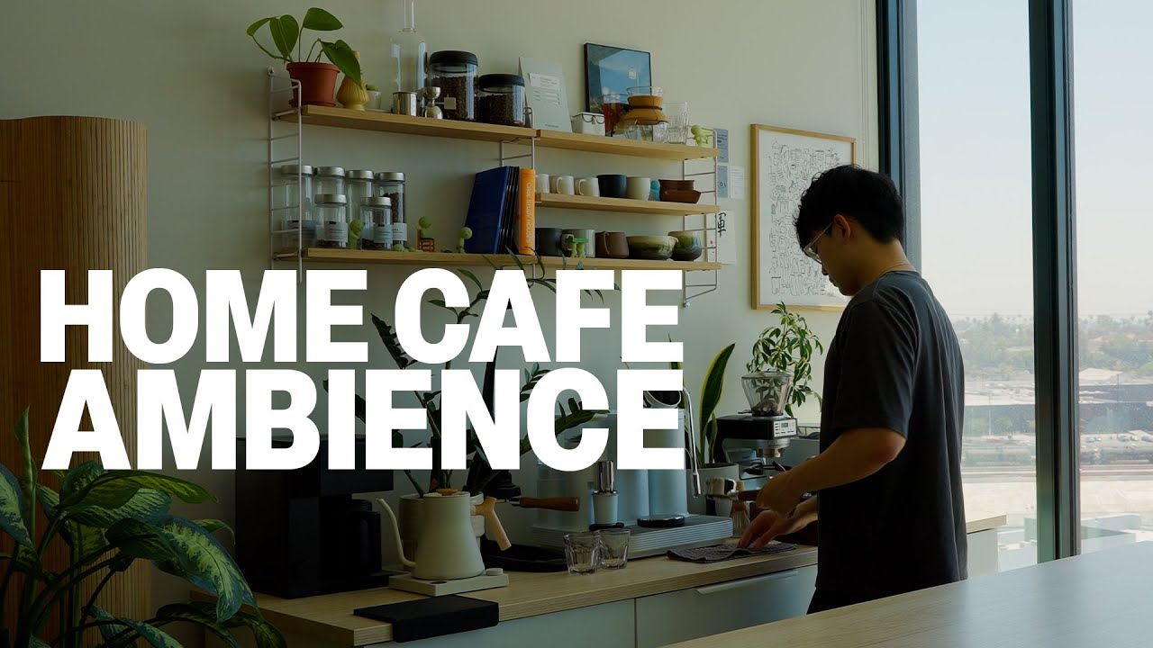 home caf&eacute; vlog | making my morning lattes (asmr)