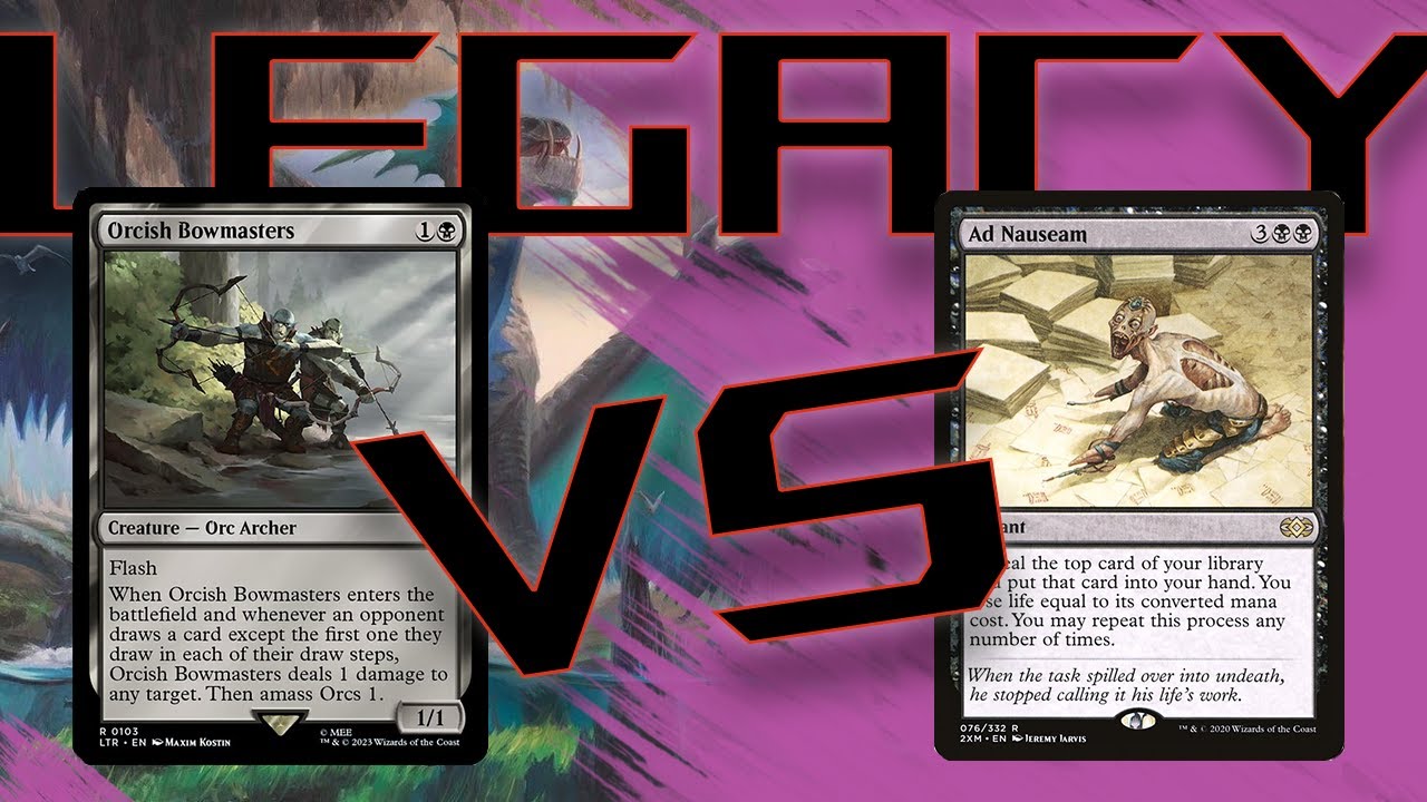Legacy MTG Mono B vs ANT