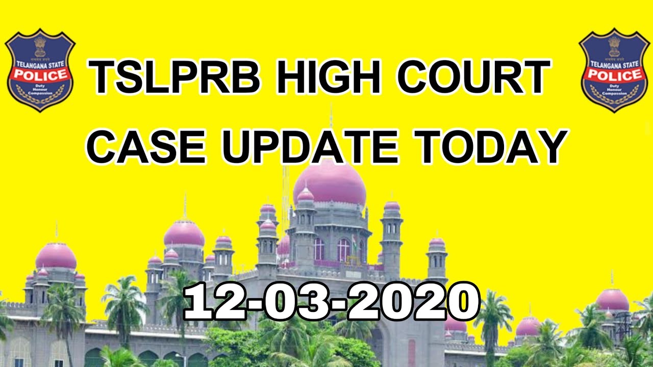 Tslprb high court case update today | pc court case update 12/03/2020 #tech4babai