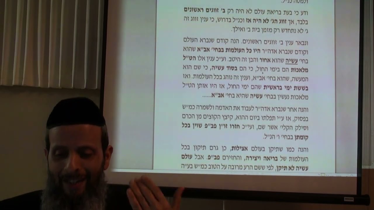 הרב יניב יעקב - כוונות השבת חדש - ישמחו במלכותך ב'