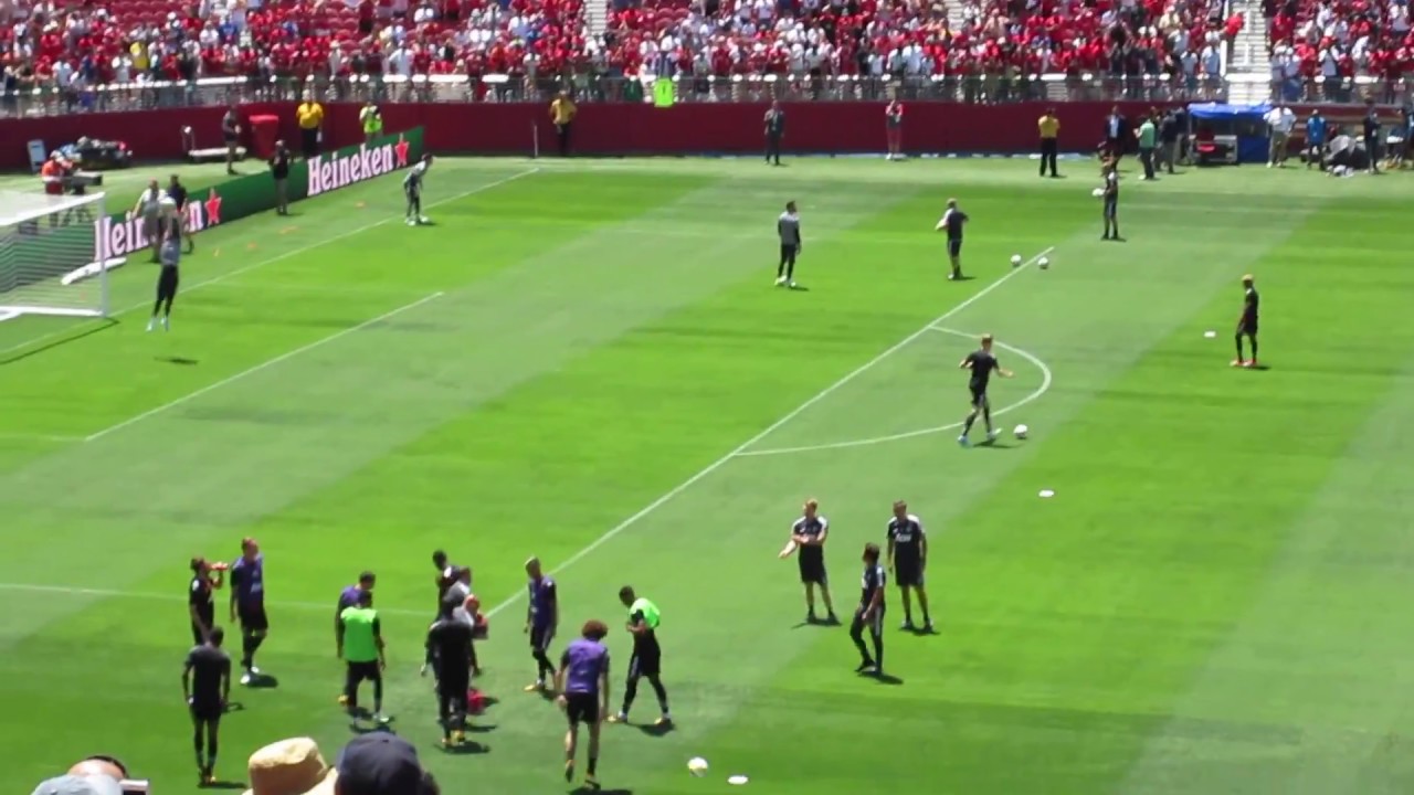 Real Madrid vs Manchester United In Santa Clara 2017