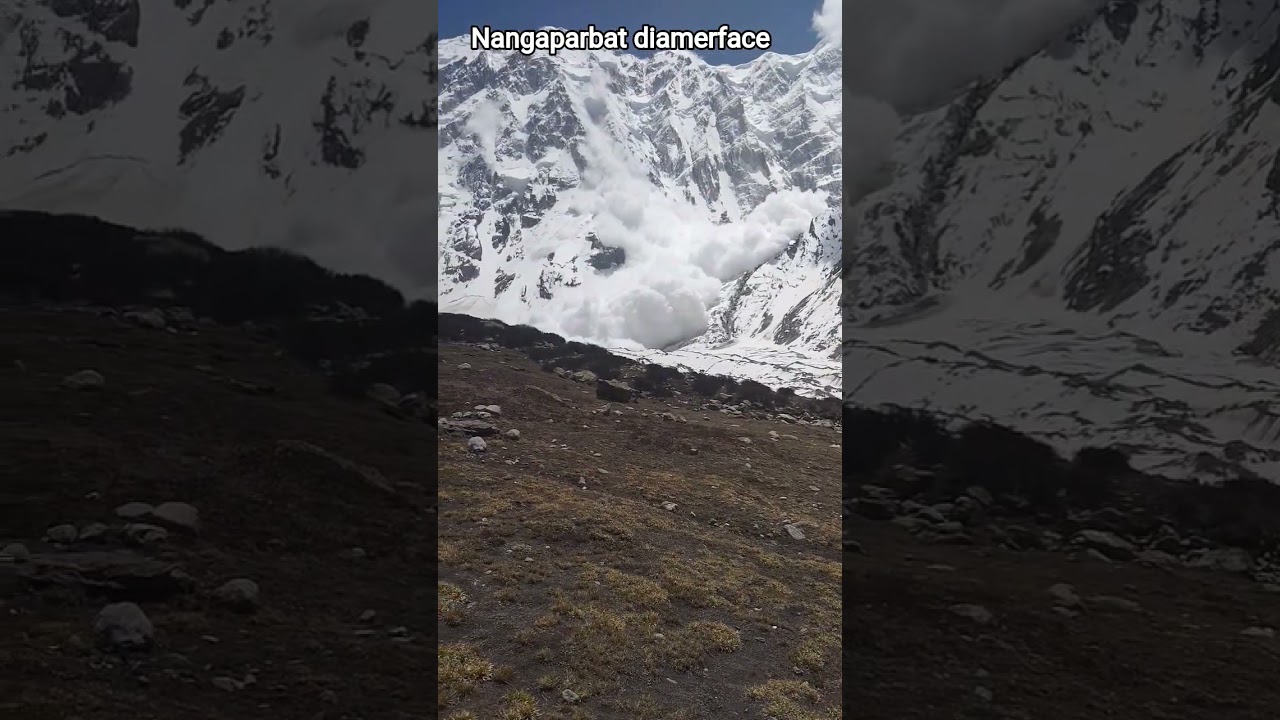 nangaparbat #mountains #nature#avalanche#diameface