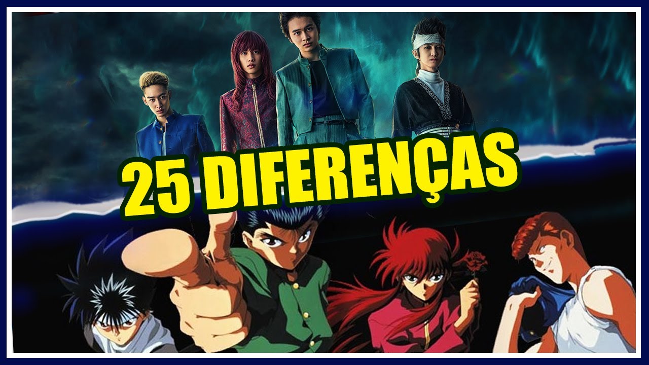YU YU HAKUSHO: LIVE ACTION VS ANIME ► TUDO QUE MUDOU!