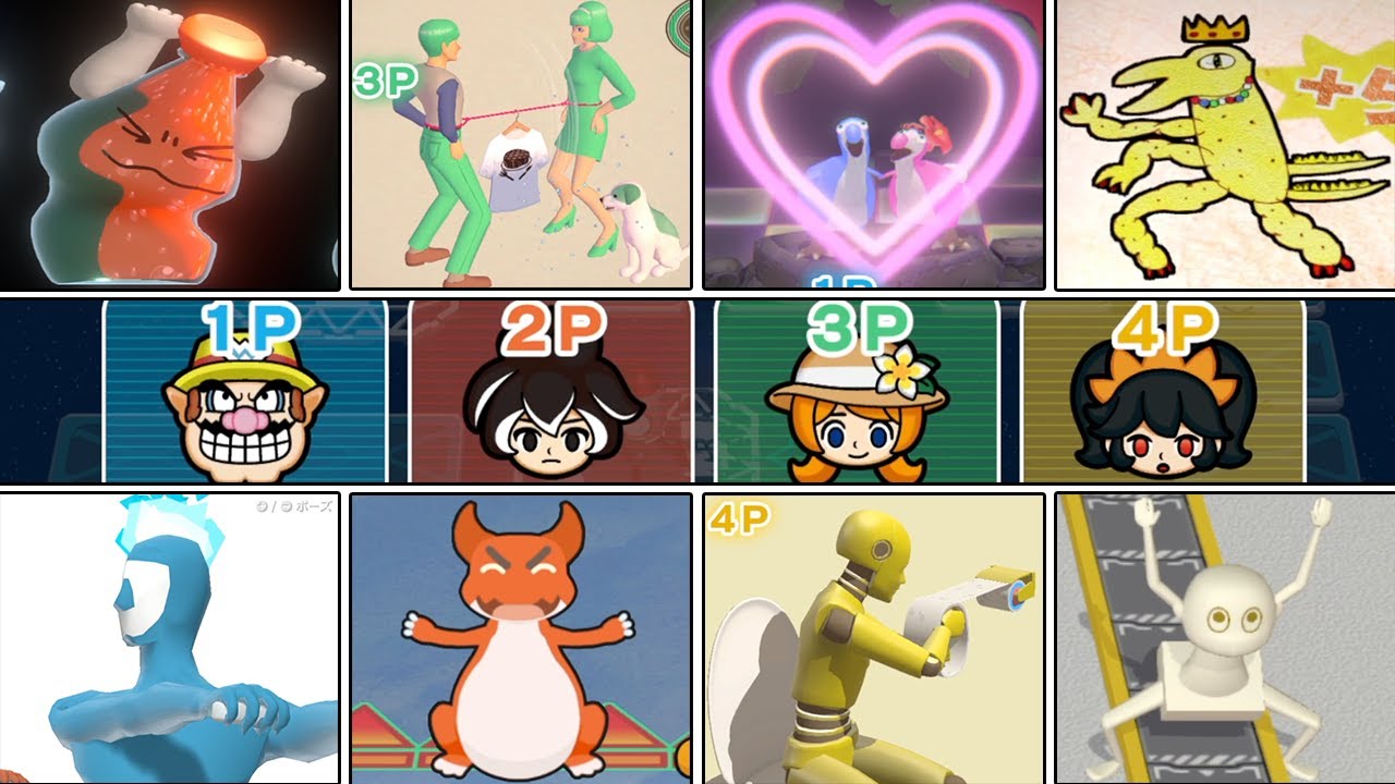 超おどる メイドインワリオ【Switch】 4人プレイ 全ギャラクシーすごろくミニゲーム集 (パーティゲーム) まとめ ニンテンドースイッチ