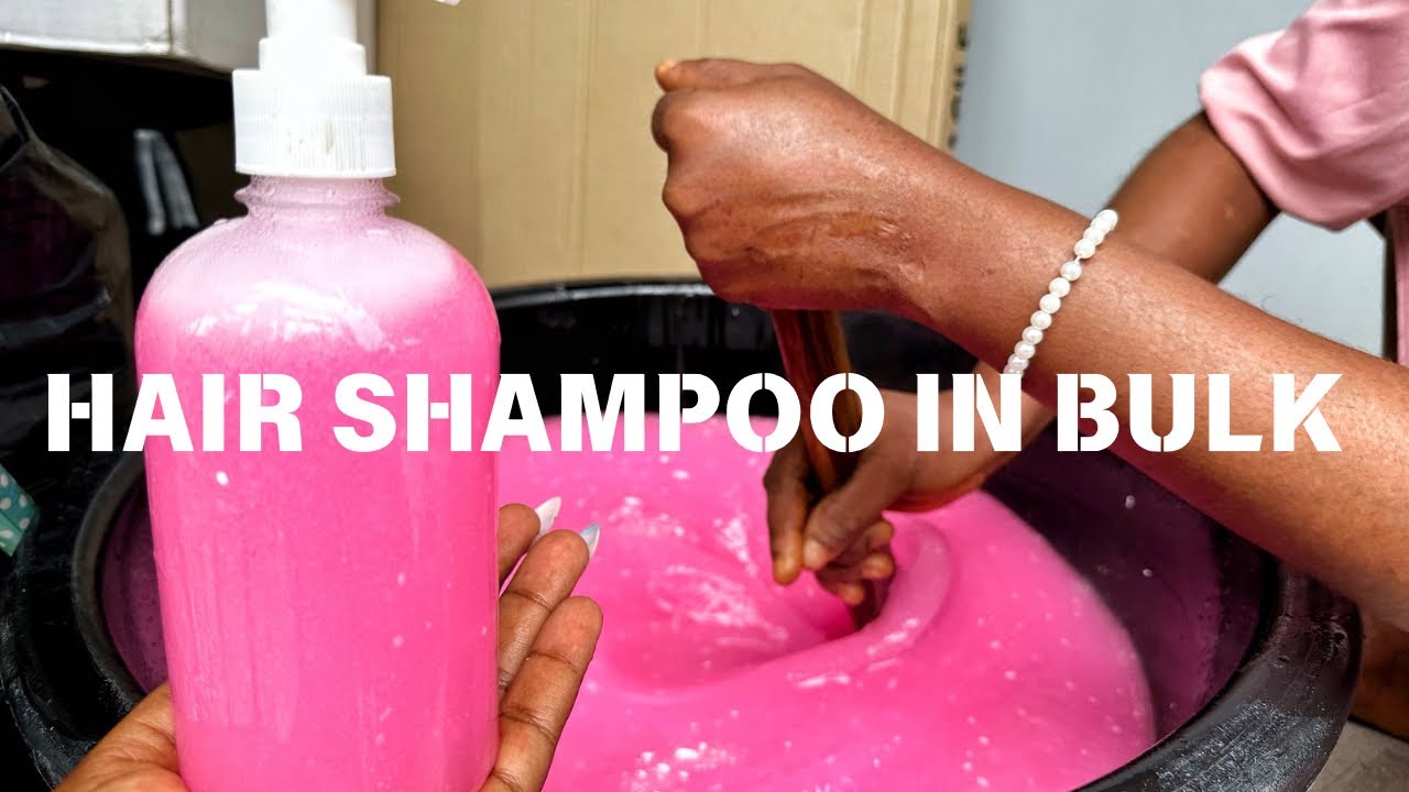 HOW TO MAKE HAIR SHAMPOO IN BULK FOR BUSINESS | HOWTO MAKE HAIR SHAMPOO AT HOME | SIDE HUSTLE IDEA