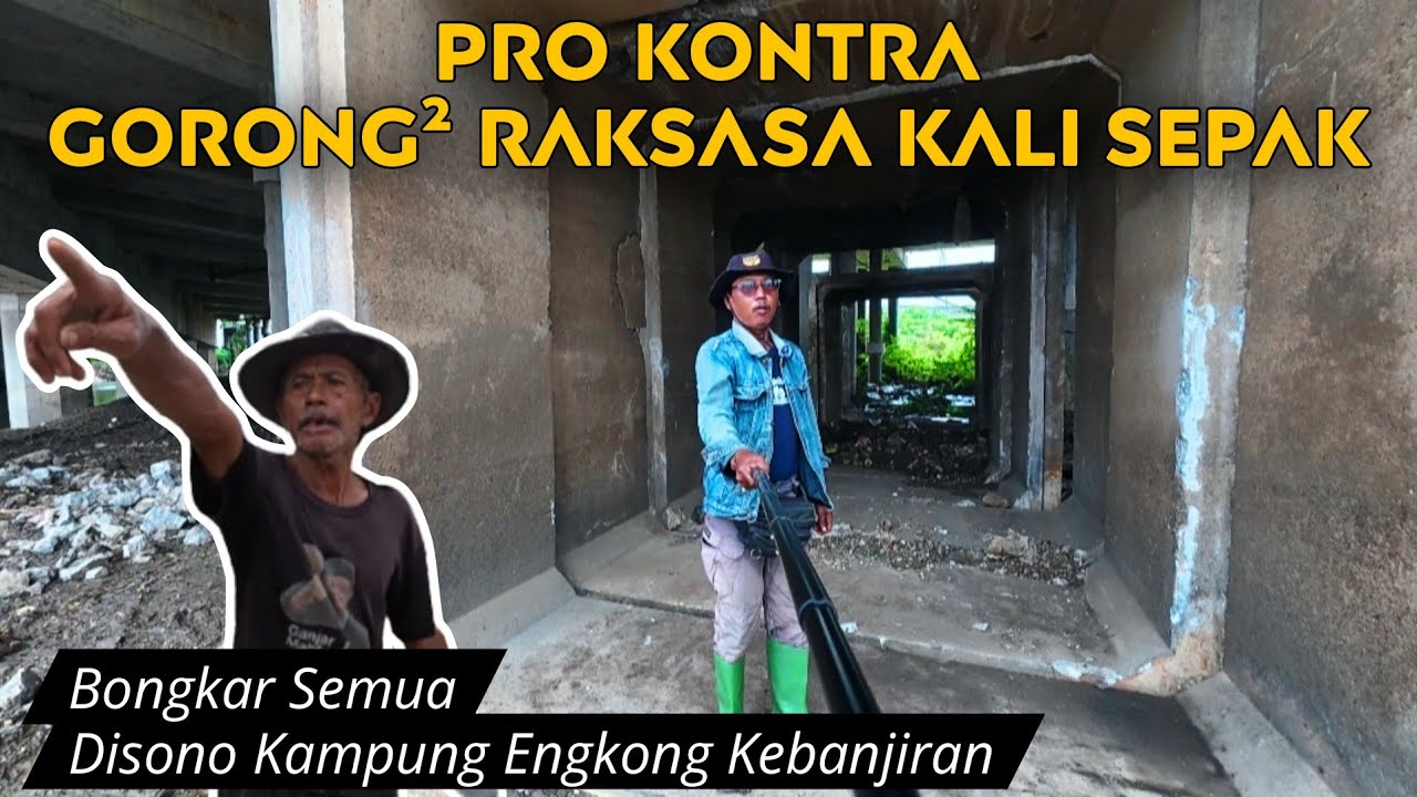 PETANI INI MEMINTA BONGKAR TOTAL GORONG-GORONG RAKSASA KALI SEPAK BIANG KEROK BANJIR DI KAMPUNGNYA