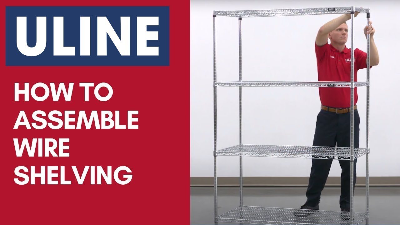 How to Assemble Wire Shelving Storage Racks