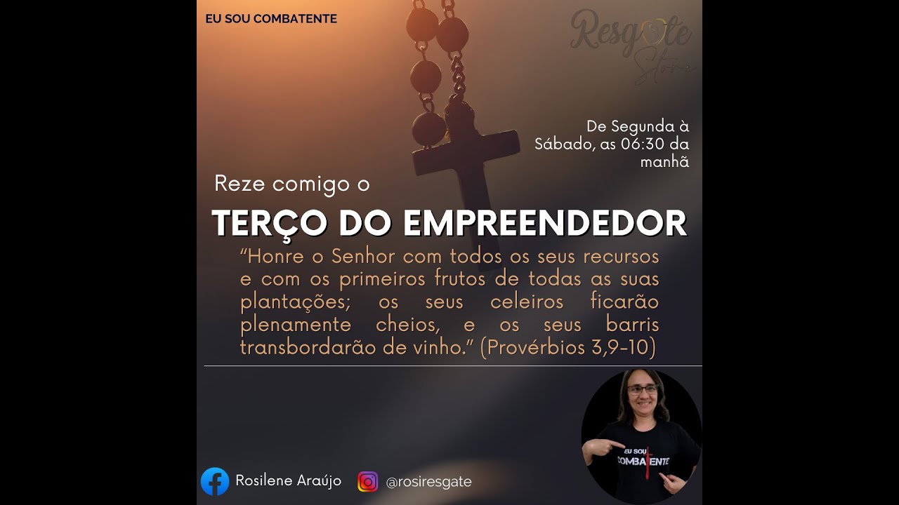 Terço do Empreendedor – 17º Dia 30 de janeiro de 2026